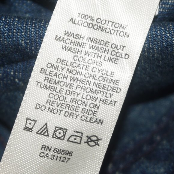 DKNY Jeans Two Tone Denim Jean Jacket - Picture 6 of 8